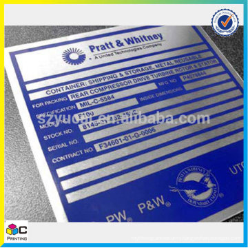 Trade assurance waterproof polyester panel labels